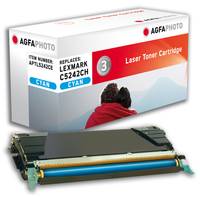 AgfaPhoto - Cyan - kompatibel - Tonerpatrone (Alternative zu: Lexmark C5242CH)