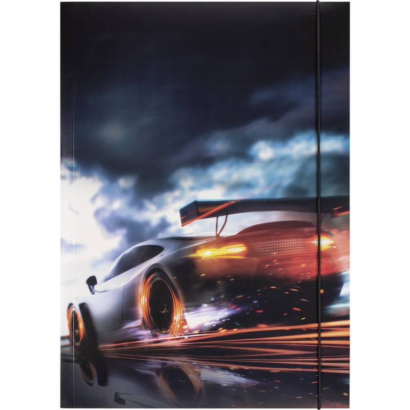 folia Zeichnungsmappe BASIC "Race Car", Karton, DIN A3