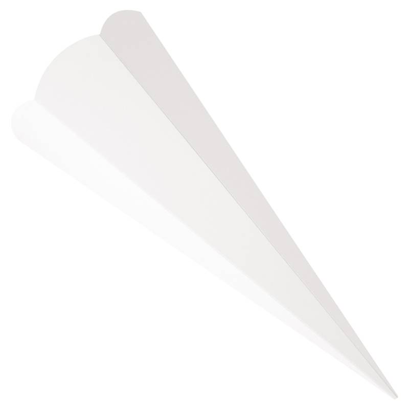 folia Schultüten-Zuschnitt, 6-eckig, 680 mm, weiß