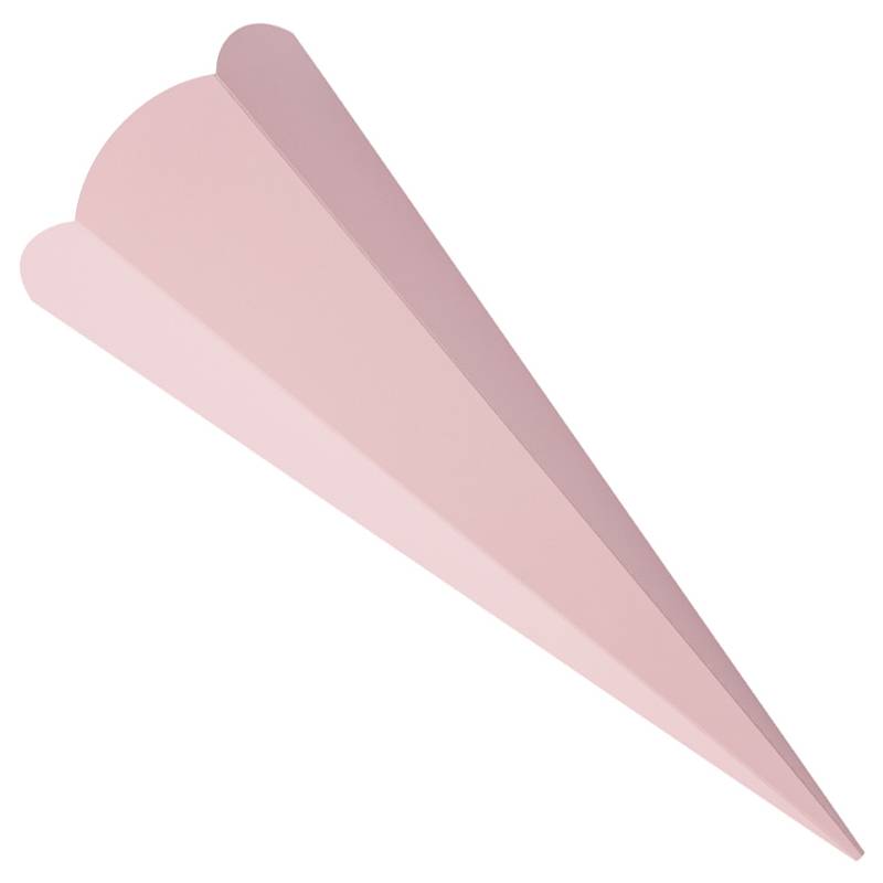 folia Schultüten-Zuschnitt, 6-eckig, 680 mm, rosa