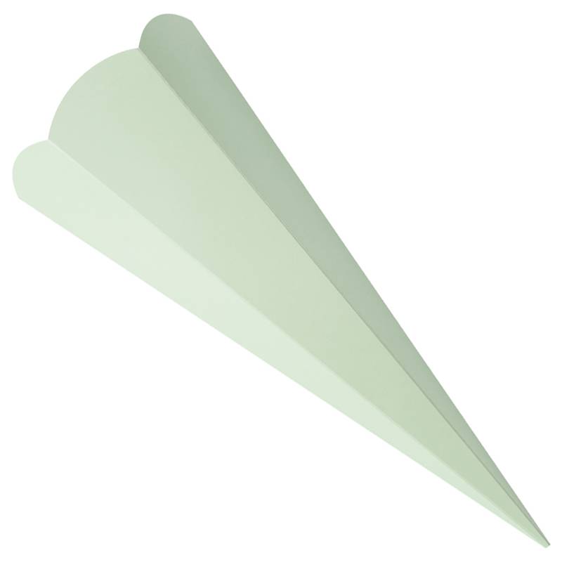 folia Schultüten-Zuschnitt, 6-eckig, 680 mm, mint