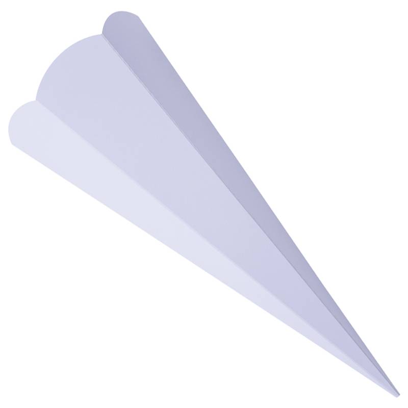 folia Schultüten-Zuschnitt, 6-eckig, 680 mm, hellblau