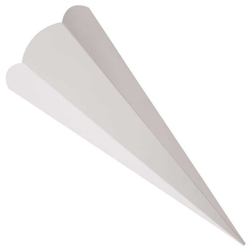 folia Schultüten-Zuschnitt, 6-eckig, 680 mm, grau