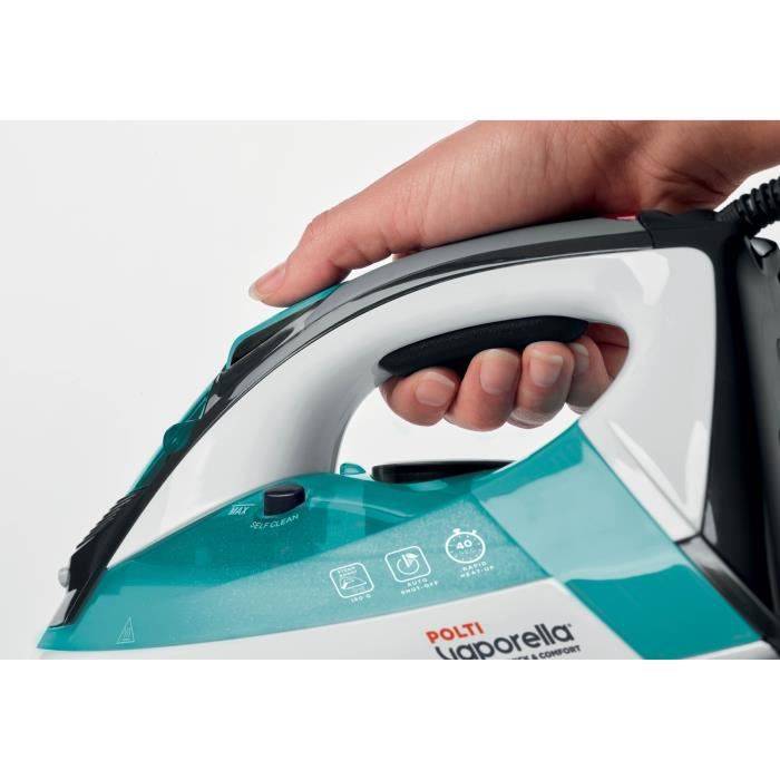 POLTI QC120 - Vaporella Quick & Comfort Bügeleisen - 2220W - 30gr / min - Steam Boost 180g - 300ml Tank - Wassersprüher