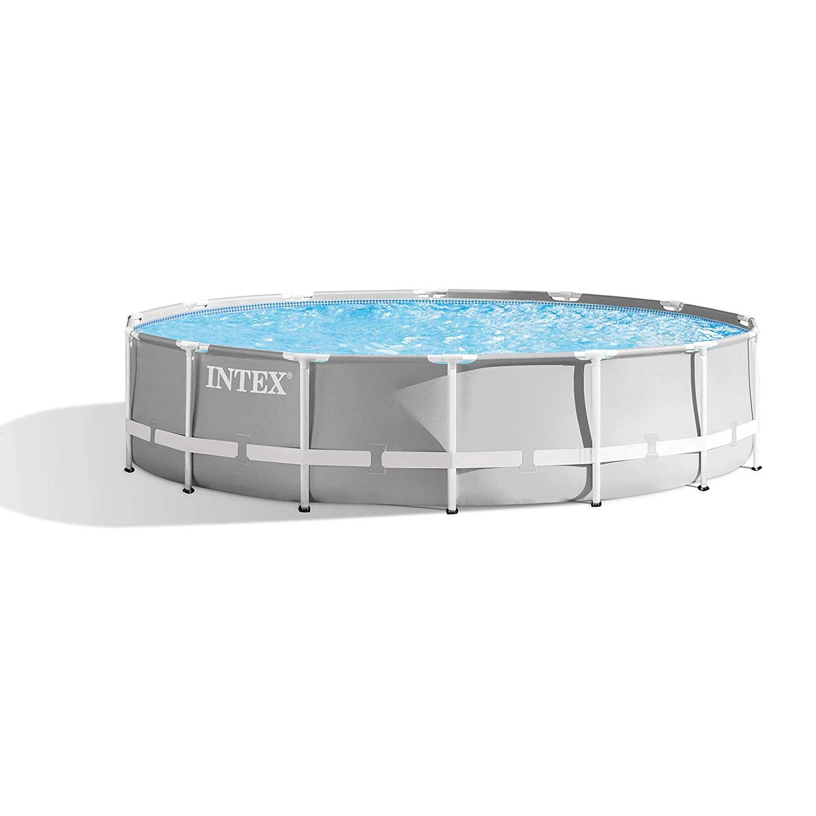 INTEX 26720GN - PrismFrame Pool (427x107cm) + aufblasbare Schwimmtiere
