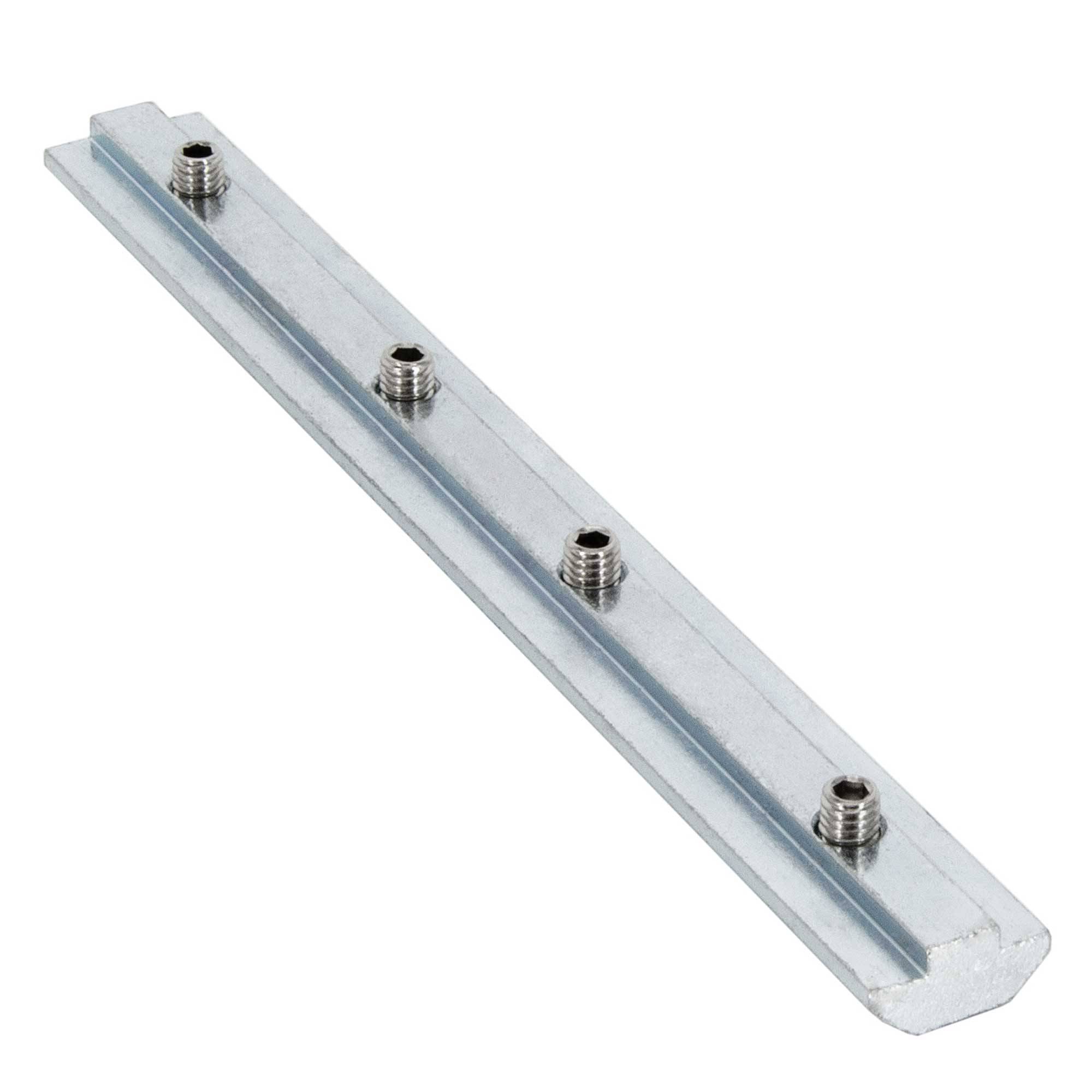 SCHMIDT systemprofile 10x Profilverbinder Nut 8 180mm Streckenverbinder mit Madenschrauben Aluprofil-Zubehör