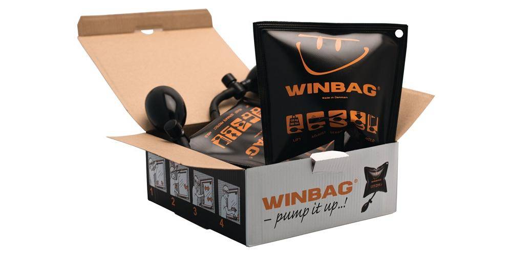 Montagekissen Winbag 135 kg Kunststoff schwarz