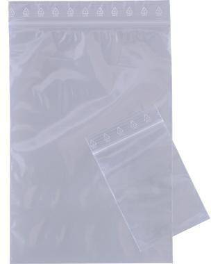 Druckverschlussbeutel 100x150mm 0,05mm ohne Druck 100 St./Pack.