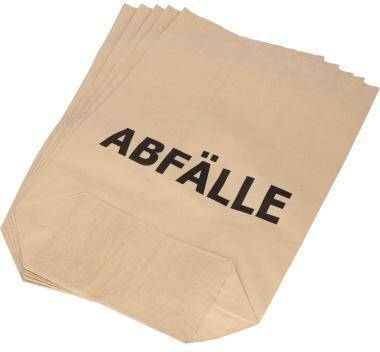 Müllsack 70l 70g 2lagig Papier natronbraun 25 St./Pack.