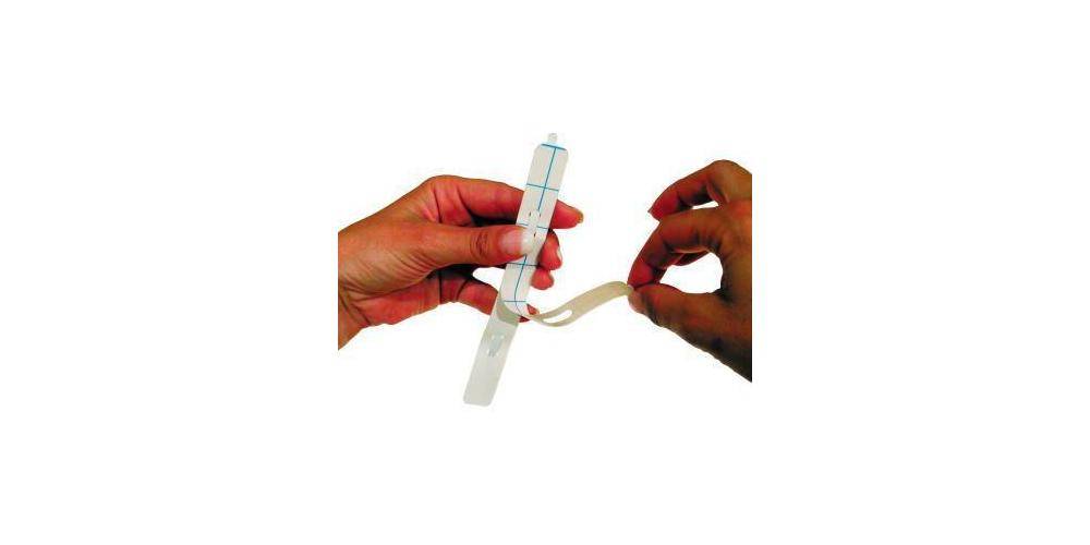 Neutralware Heftstreifen 2 x 15 cm (B x H) Kunststoff weiß 100