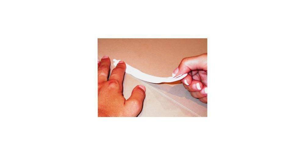 Neutralware Heftstreifen 2 x 15 cm (B x H) Kunststoff weiß 100