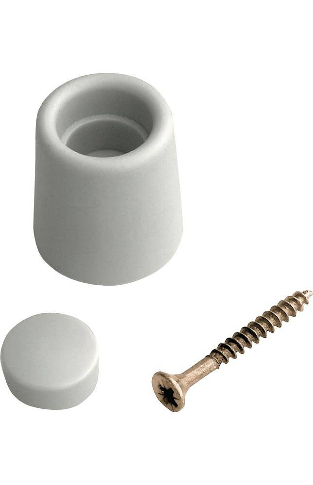 Türpuffer Ø 29 mm Höhe 35 mm grau Dübelmontage