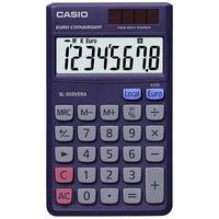 Casio SL-300VERA, Tasche, Display-Rechner, 8 Ziffern, Batterie/Solar, Violett