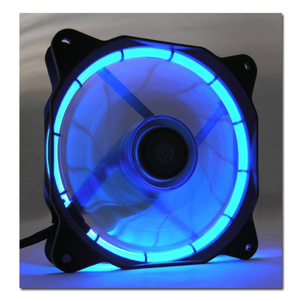 LC-Power LC-CF-120-TUBE-B, Gehäuselüfter AiRazor, 120x120x25mm, Hydrolager, blau