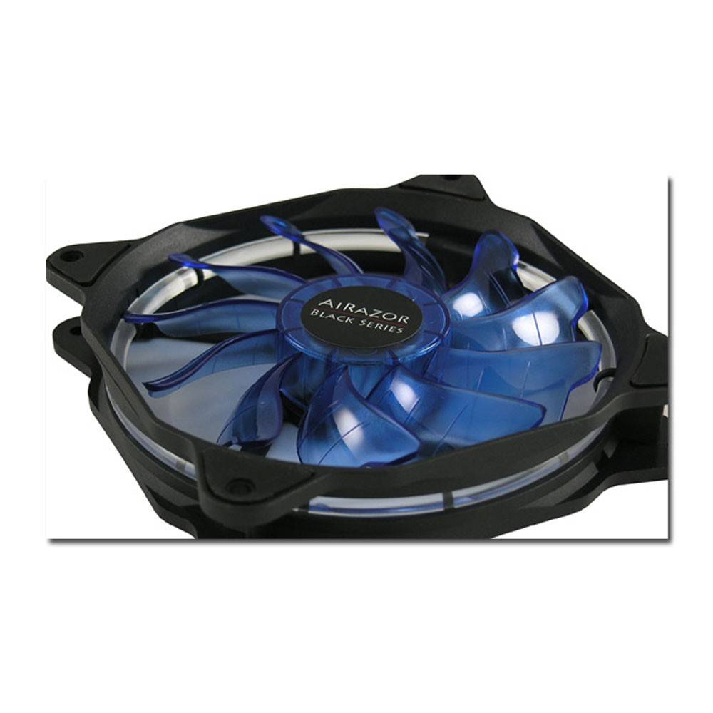 LC-Power LC-CF-120-TUBE-B, Gehäuselüfter AiRazor, 120x120x25mm, Hydrolager, blau