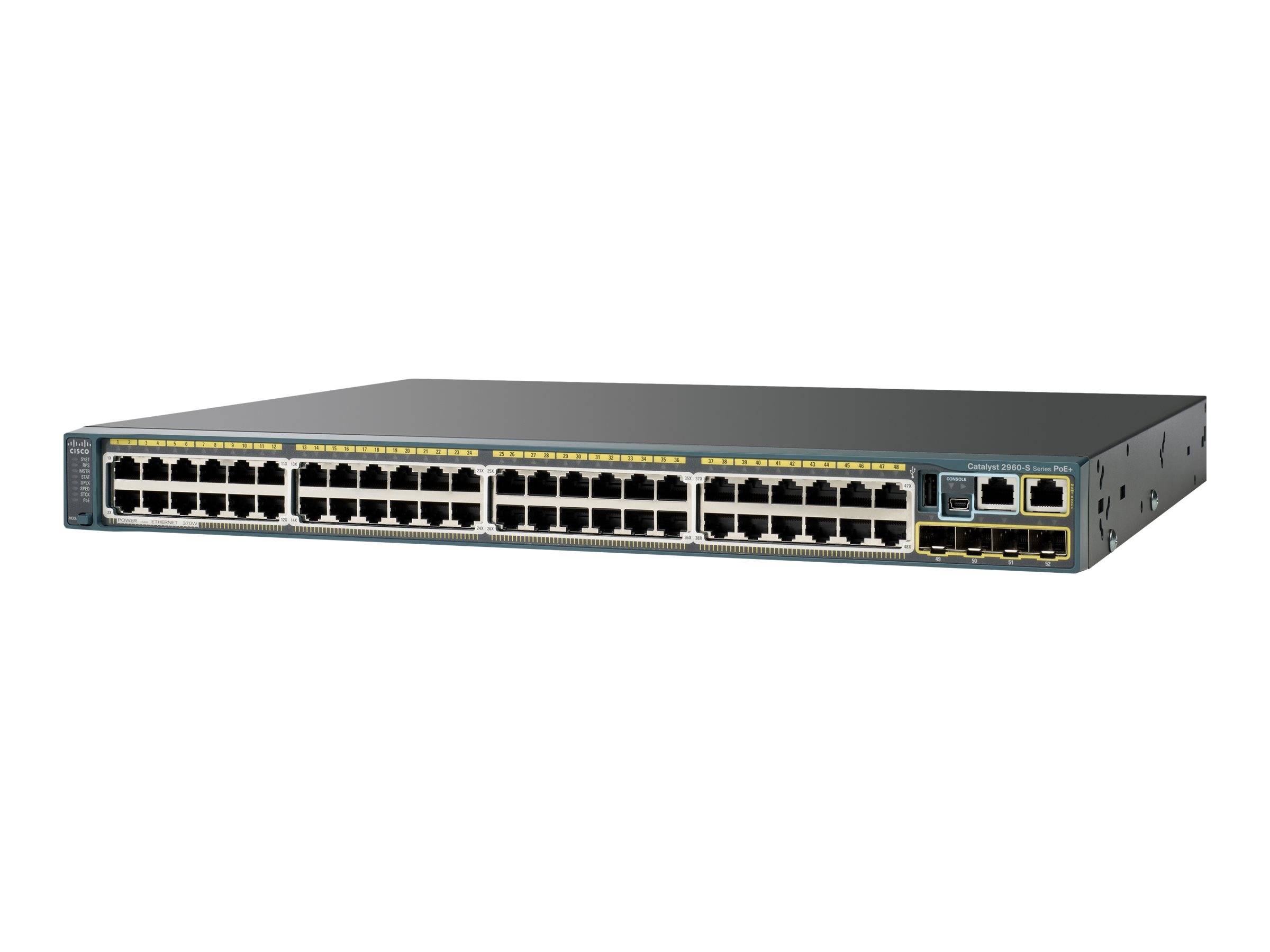 Cisco Catalyst 2960S-48LPS-L - Switch - managed - 48 x 10/100/1000 (PoE)