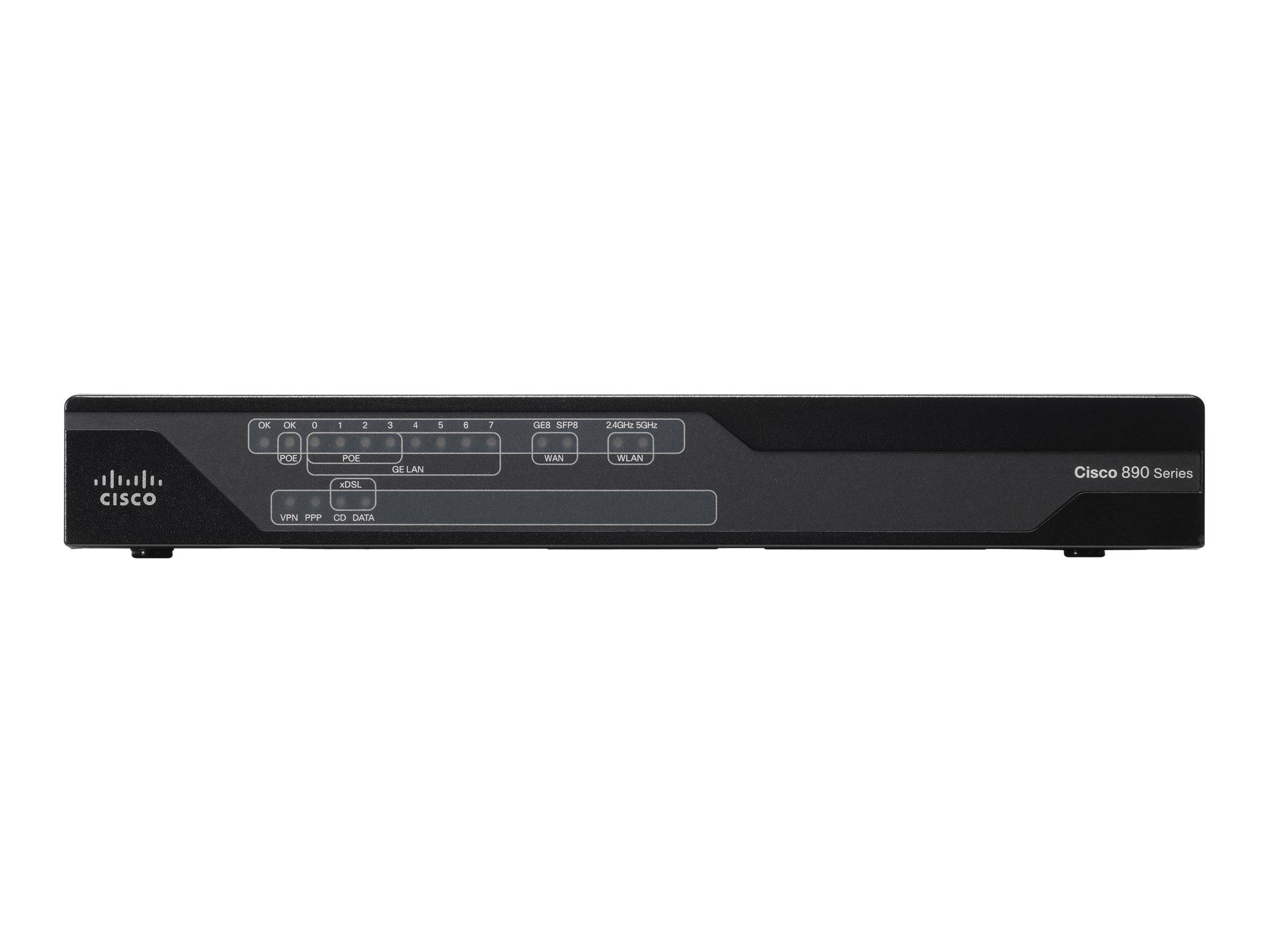 Cisco 896VA - Router - DSL-Modem - 8-Port-Switch