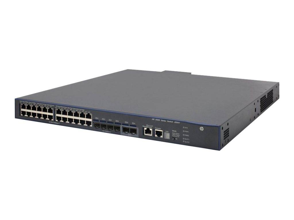 HP Enterprise 5500-24G-PoE+-4SFP HI Switch with 2 Interface Slots""