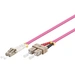 LWL Kabel Multimode OM4, LC-Stecker (UPC) > SC-Stecker (UPC), violett - Länge: 5,0 m LWL Kabel Multimode OM4, LC-Stecker (UPC) > SC-Stecker (UPC), violett - Länge: 5,0 m