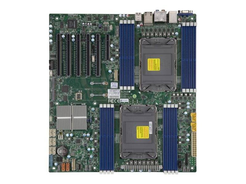 SUPERMICRO X12DAi-N6 - Motherboard - E-ATX - LGA4189-Sockel - C621A Chipsatz - USB-C Gen2, USB 3.2 Gen 1, USB 3.2 Gen 2