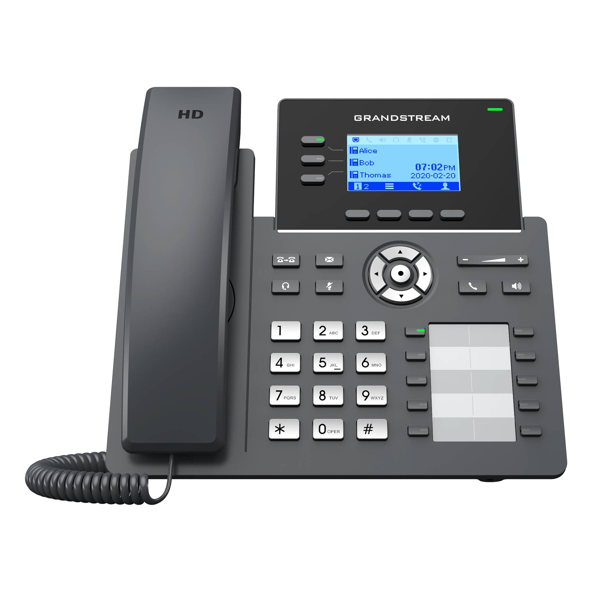 Grandstream GRP2604 - VoIP-Telefon - fünfwegig Anruffunktion