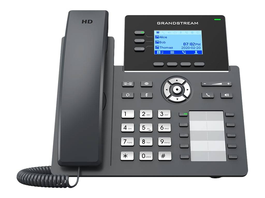 Grandstream GRP2604 - VoIP-Telefon - fünfwegig Anruffunktion - SIP - RTCP - RTP