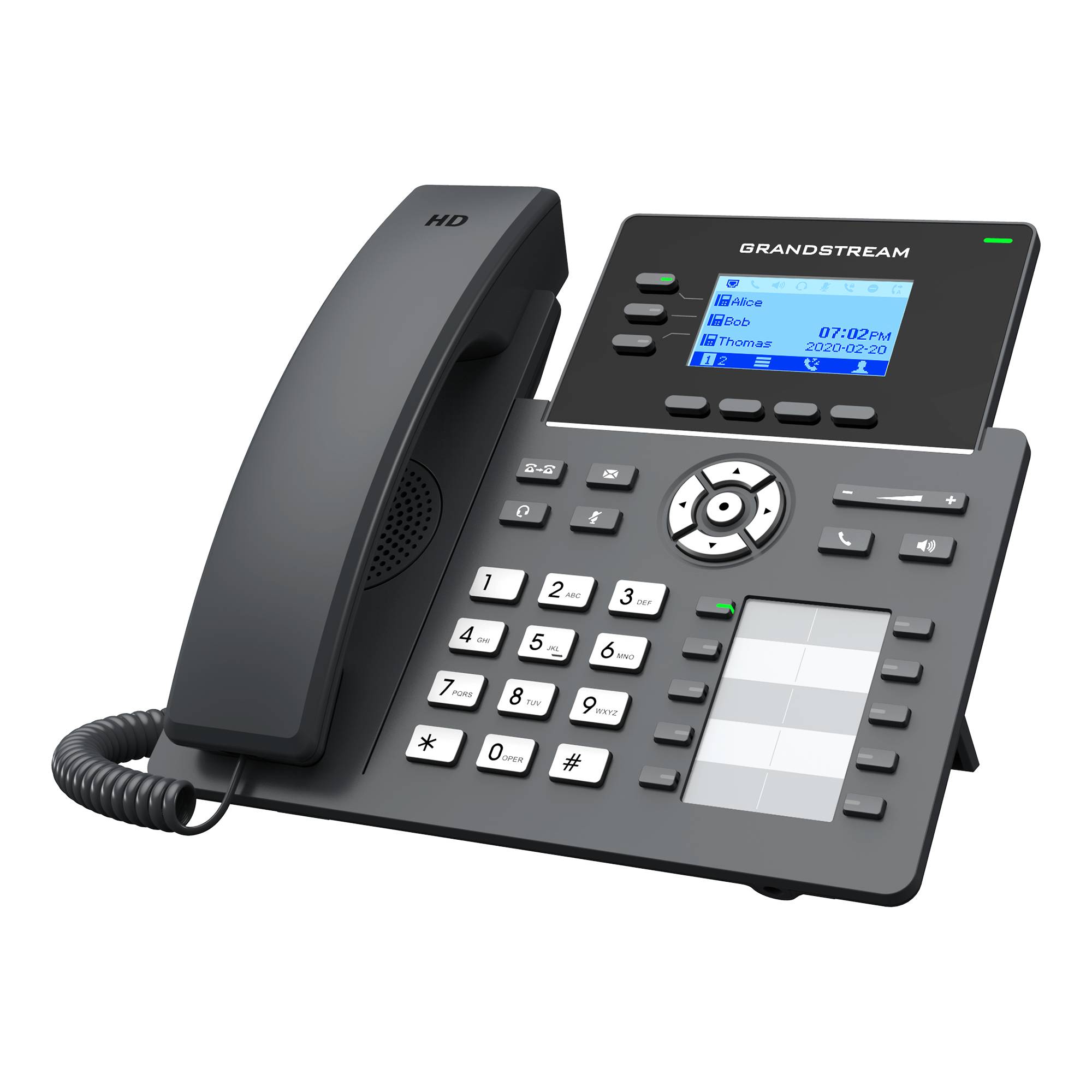 Grandstream GRP2604 - VoIP-Telefon - fünfwegig Anruffunktion - SIP - RTCP - RTP