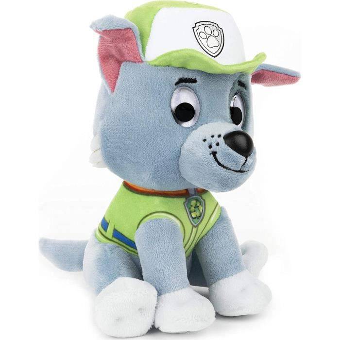 PAT PATROL PLUSH 15 CM ROCKY Paw Patrol Gund - 6058442 - weicher und waschbarer Plüsch ab 12 Monaten