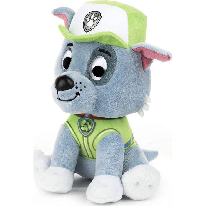 PAT PATROL PLUSH 15 CM ROCKY Paw Patrol Gund - 6058442 - weicher und waschbarer Plüsch ab 12 Monaten