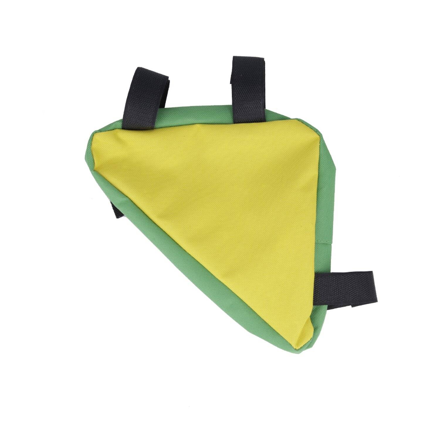 Forever Dreiecktasche Outdoor Rahmen Fahrradtasche Spritzwassergeschützt Werkzeugtasche Gelb & Grün