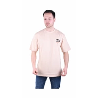Oversize Herren T-Shirt Basic Long Tee Designer Shirt Basic Tee Sommer TS-5001 M Beige Oversize Herren T-Shirt Basic Long Tee Designer Shirt Basic Tee Sommer TS-5001 M Beige