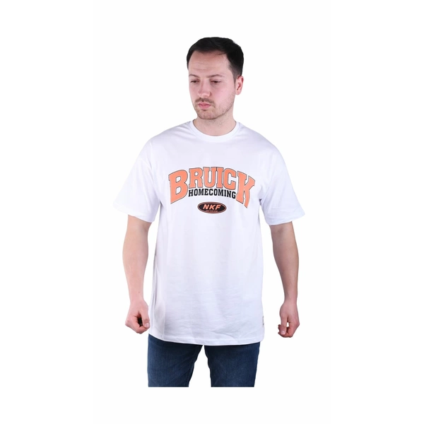 Herren T-Shirt Basic Long Tee Designer Shirt Tee Sommer Oversize TS-5007 XL Weiß Herren T-Shirt Basic Long Tee Designer Shirt Tee Sommer Oversize TS-5007 XL Weiß