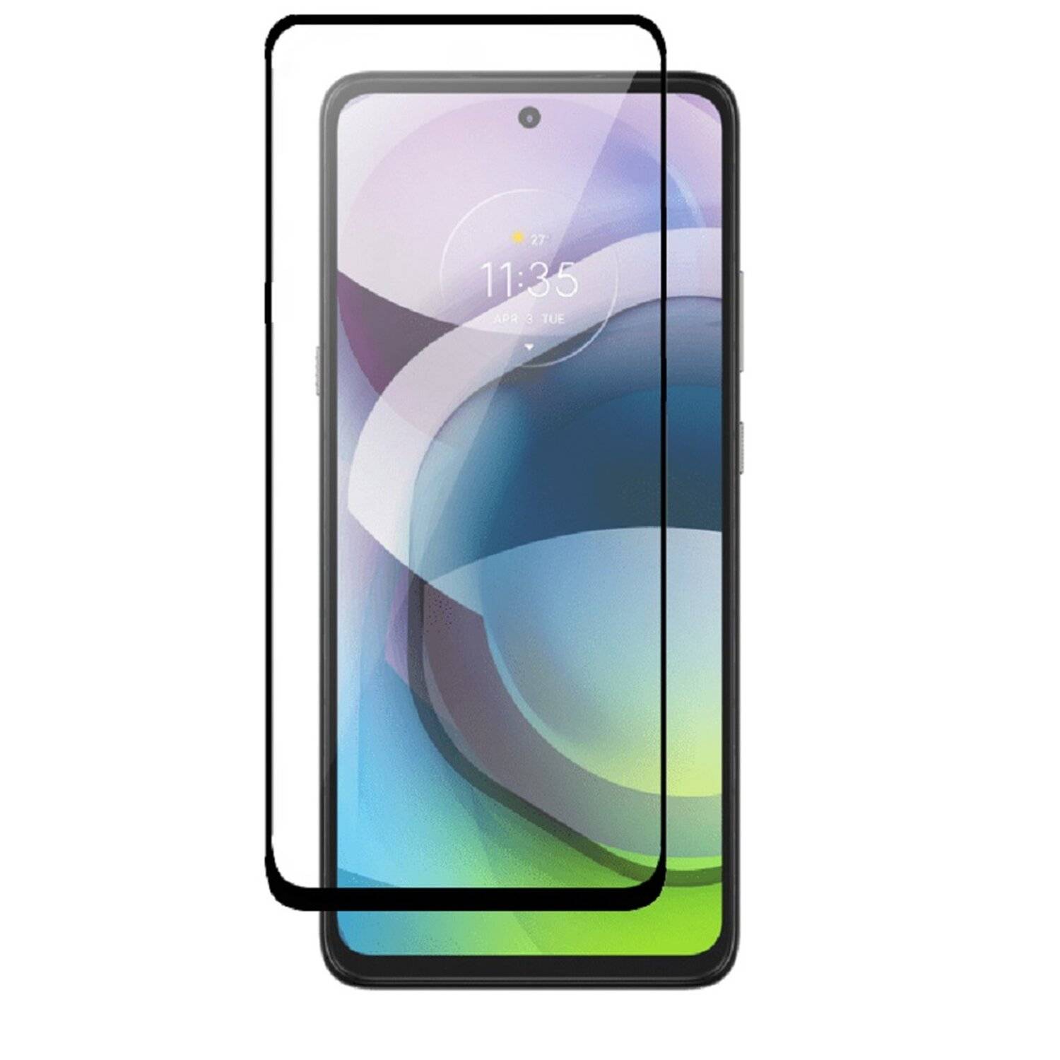 5D Schutz Glas für Motorola Moto G 5G Curved Schutz Folie Vollständig Klebend und Abdeckung