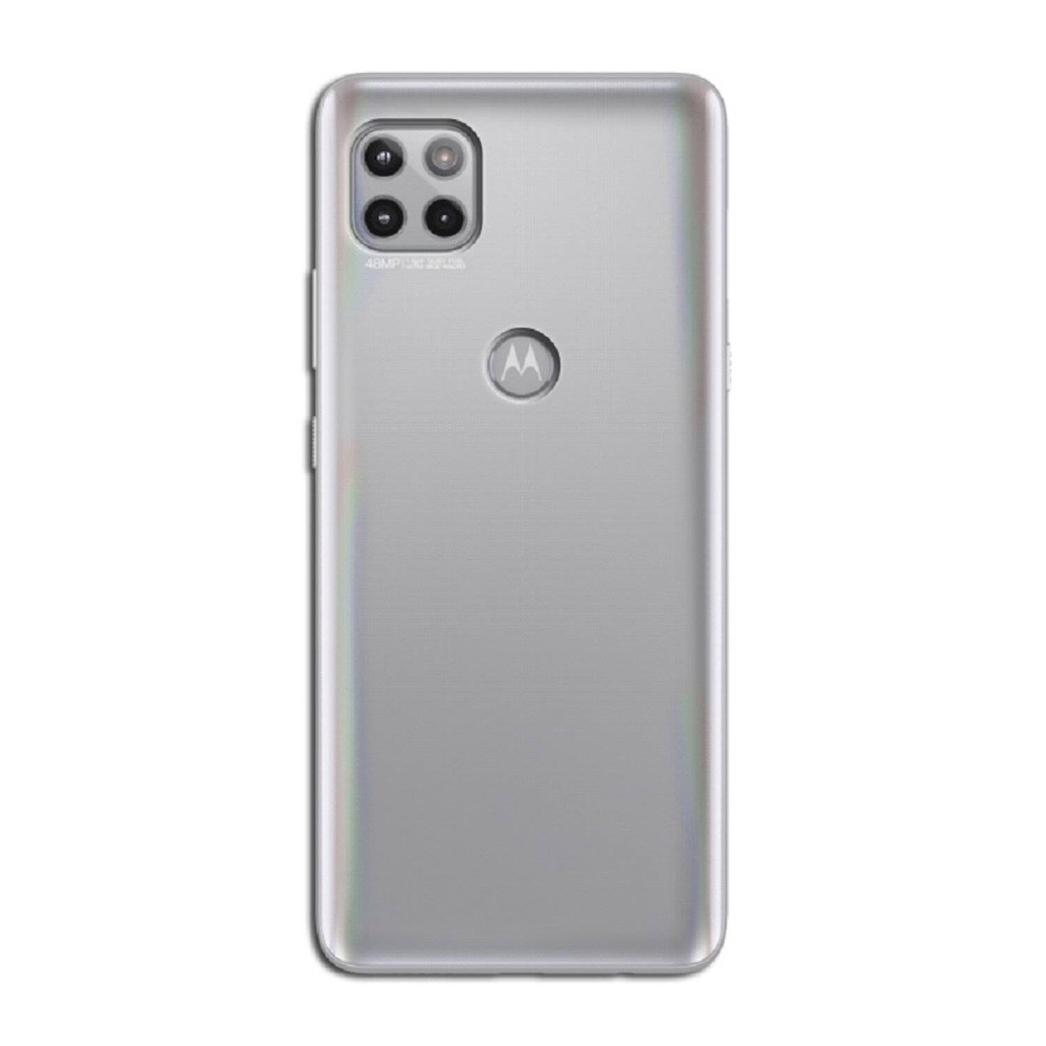 Silikon Hülle Basic für MOTOROLA MOTO G 5G Case TPU Soft Handy Cover Schutz Transparent