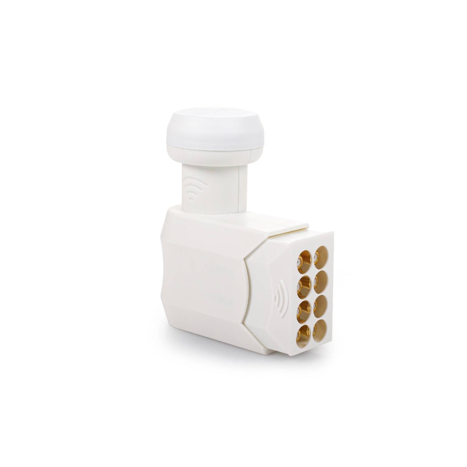 AX Robust Octo LNB I Hitze & kältebeständiger LNB 8-fach, 0.1dB Rauschmaß, ausziehbarer Wetterschutz