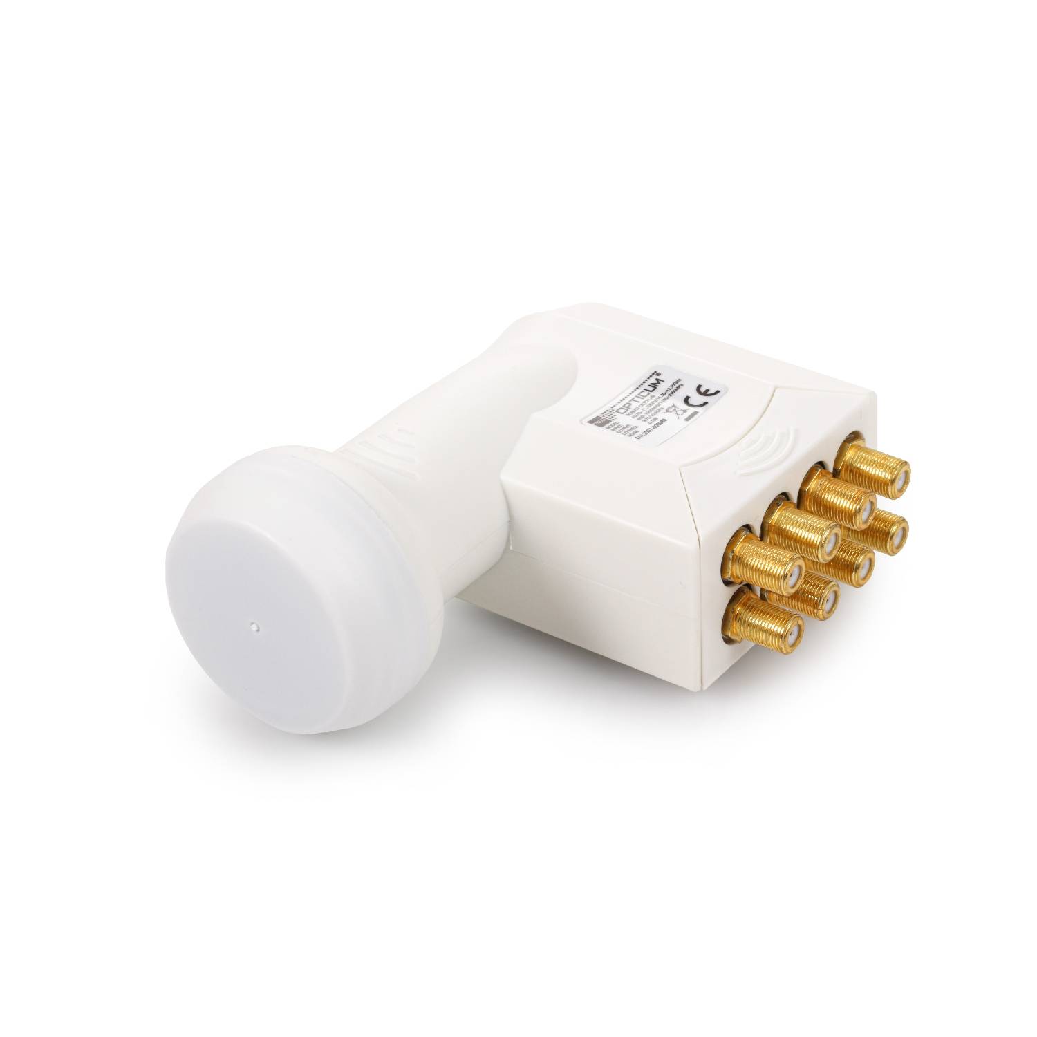 AX Robust Octo LNB I Hitze & kältebeständiger LNB 8-fach, 0.1dB Rauschmaß, ausziehbarer Wetterschutz