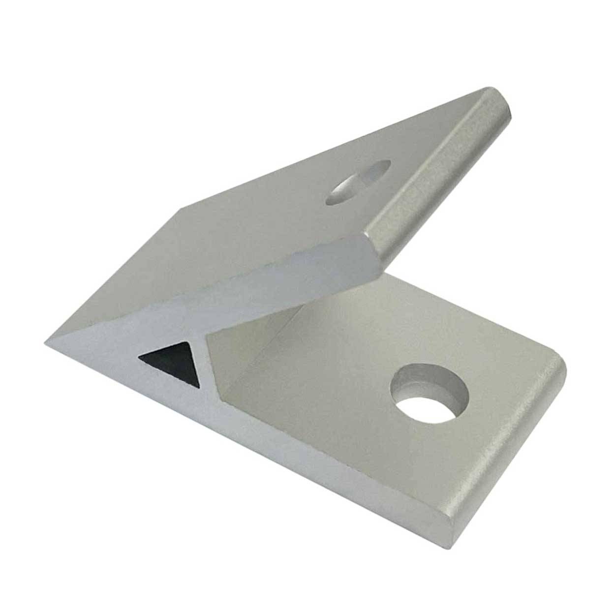 SCHMIDT systemprofile 10x Innenwinkel 45 Grad 59x59x32mm Aluminium Winkel Verbinder Aluprofil-Zubehör