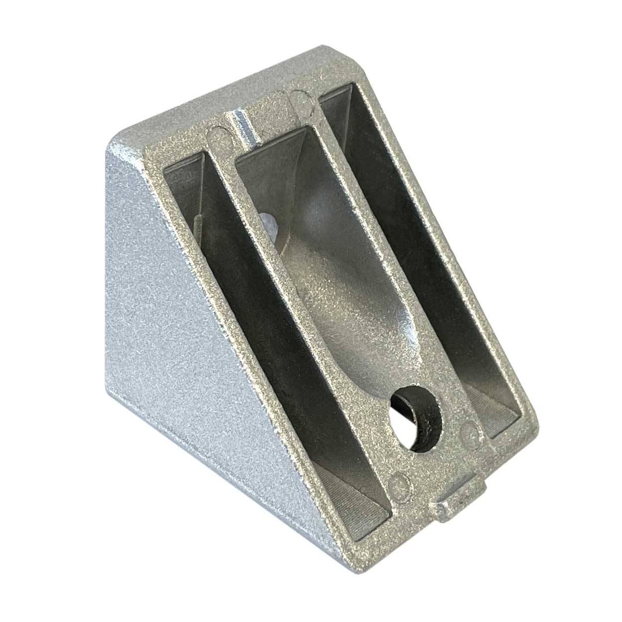 SCHMIDT systemprofile 50x Winkelverbinder 45 Grad Nut 8 4040 Aluminium Winkel Verbinder mit Nutführung Aluprofil-Zubehör