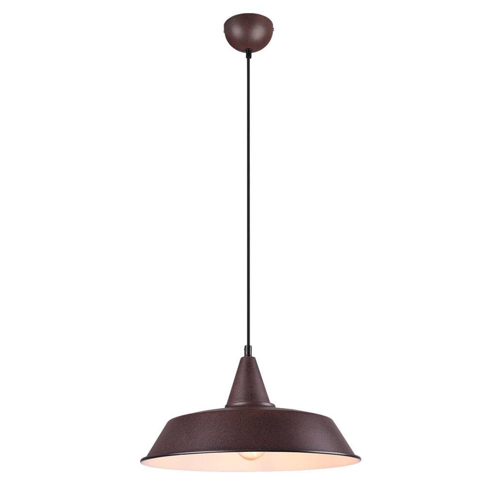 Hängelampe Pendelleuchte Deckenlampe Wohnzimmer Hängeleuchte Rost Vintage Optik, Metall, 1x E27, DxH 35x150 cm