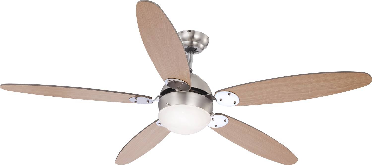 Deckenventilator Azura 132 cm mit Licht und Zugketten