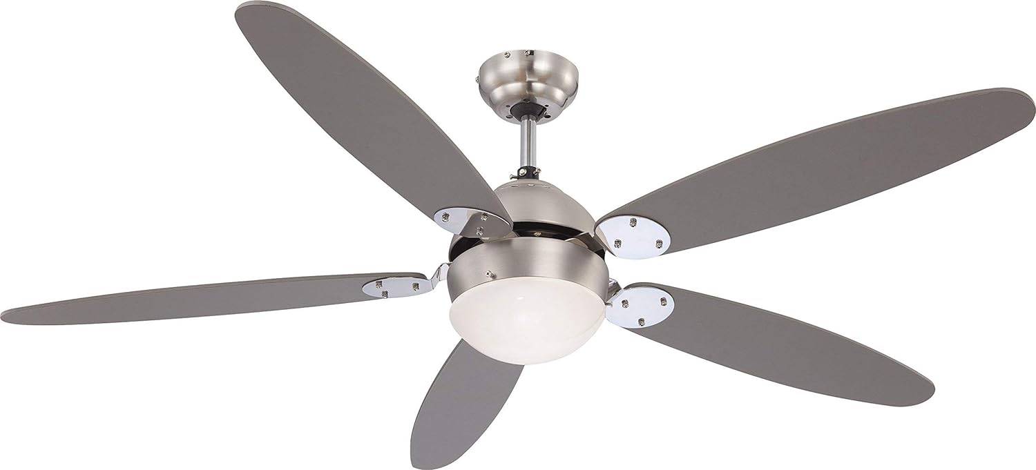 Deckenventilator Azura 132 cm mit Licht und Zugketten