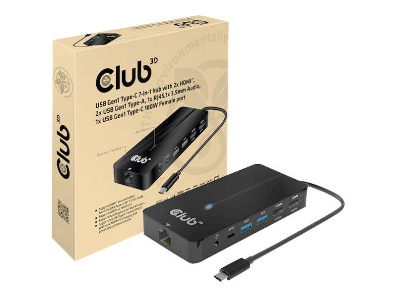 Club 3D CSV-1595 - Dockingstation - USB-C 3.2 Gen 1