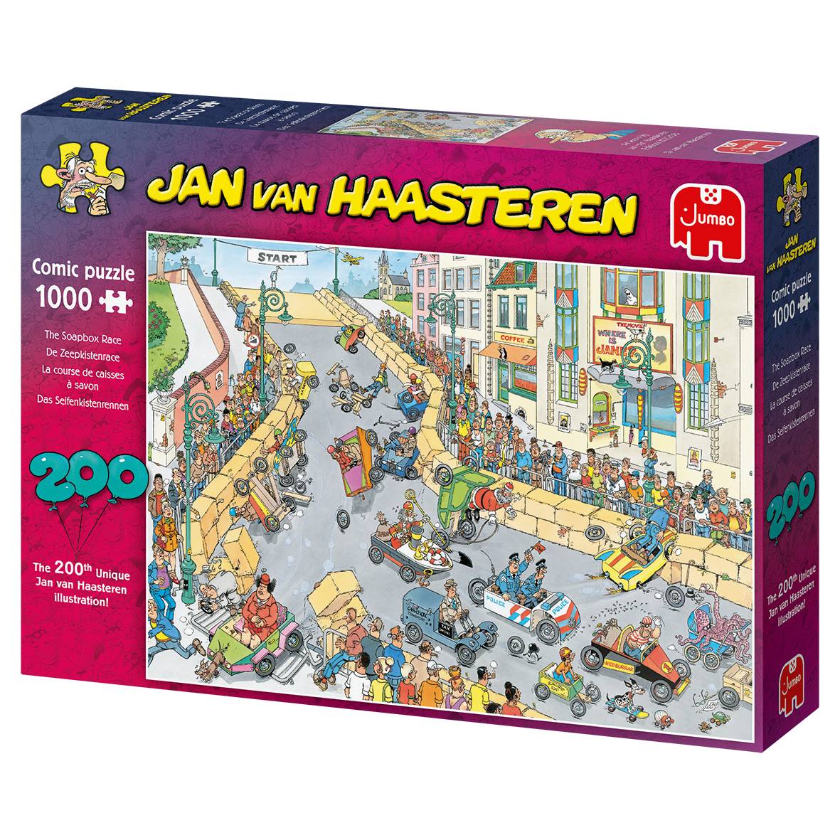 Jumbo 20053 Jan van Haasteren Das Seifenkistenrennen 1000 Teile Puzzle