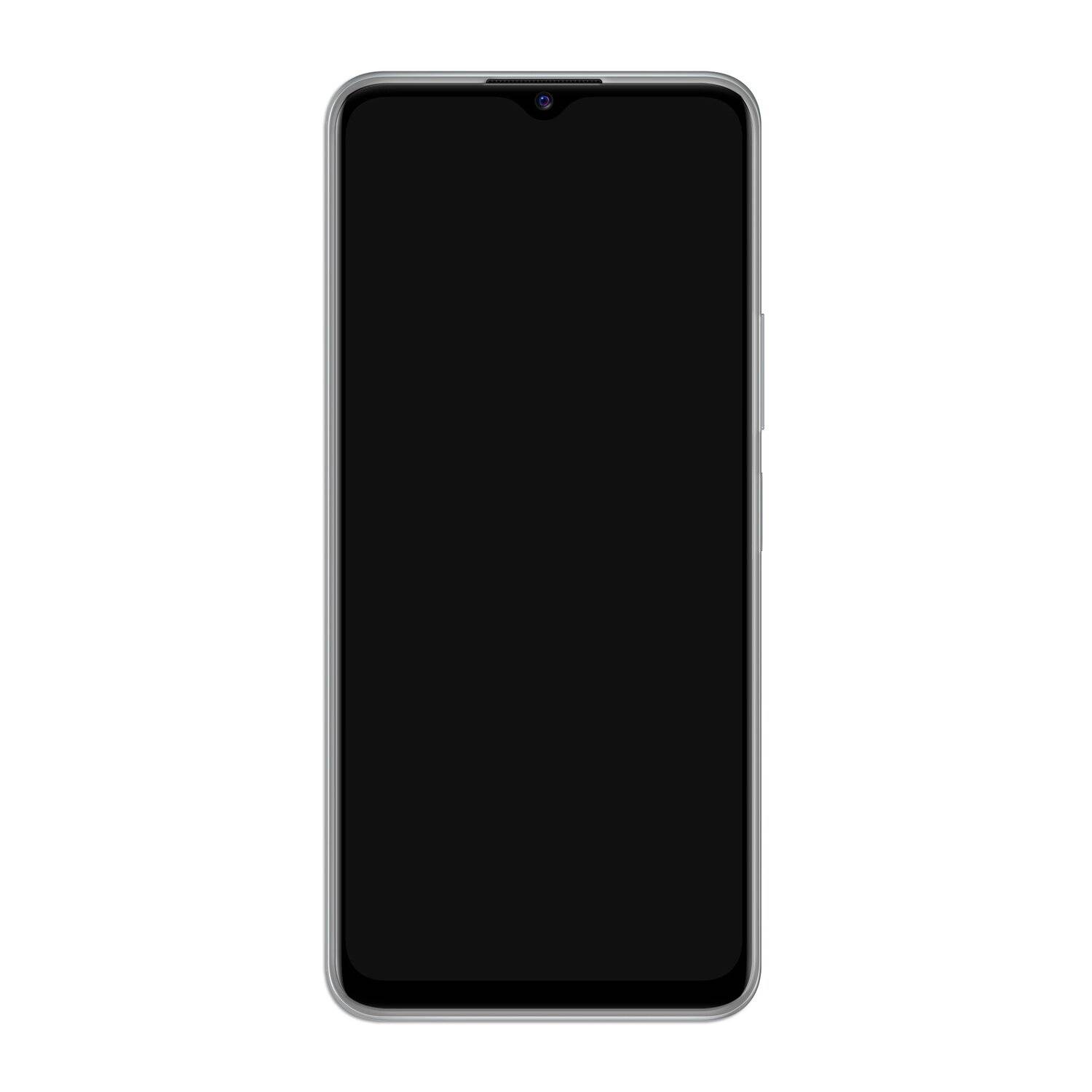 Silikon Hülle Basic kompatibel mit Vivo Y76 5G Case TPU Soft Handy Cover Schutz Transparent