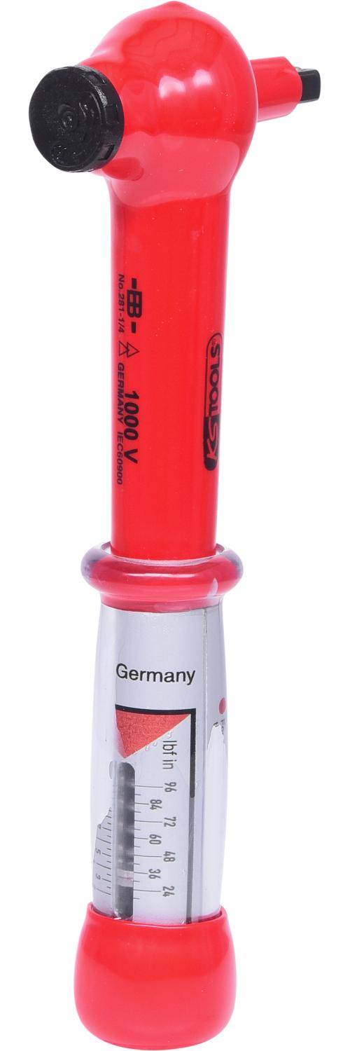 KS TOOLS 1/4" Mini Drehmomentschlssel mit Schutzisolierung und