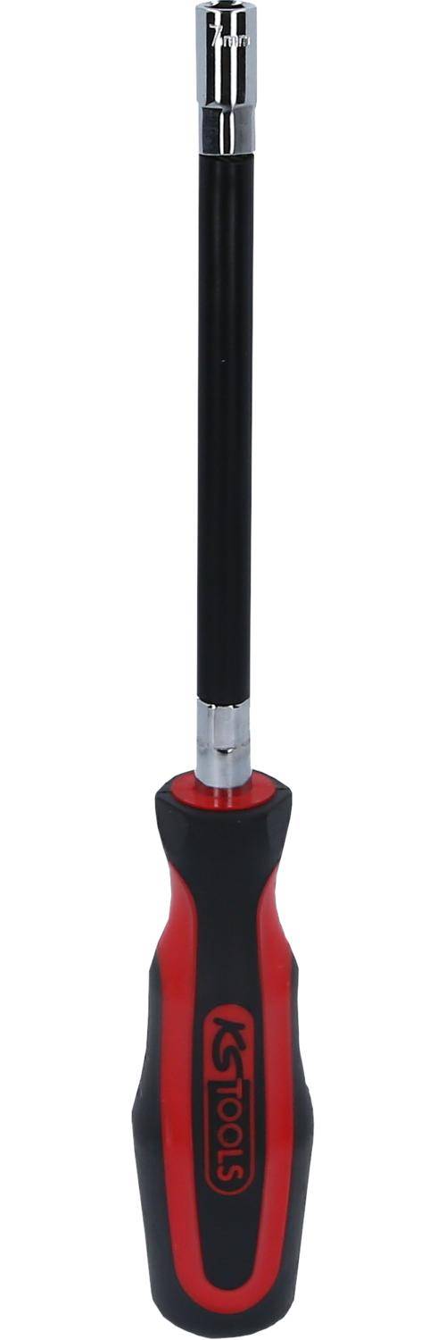 KS TOOLS ERGOTORQUEplus Stecknuss-Schraubendreher, 7mm