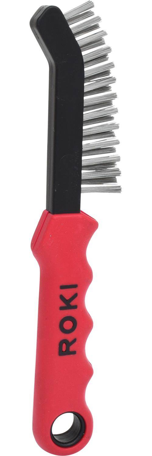 KS TOOLS Stahldraht-Bremssattel-Drahtbrste 2-reihig, spitz