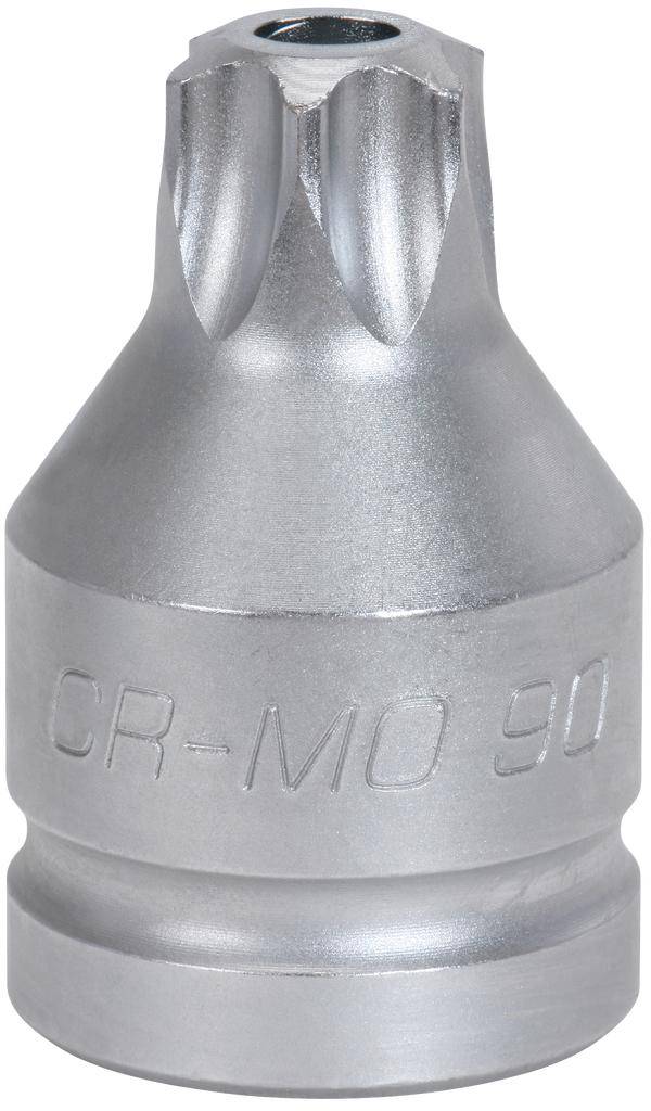 KS TOOLS 3/4" Kraft-Bit-Stecknuss Torx mit Bohrung, kurz, TB100