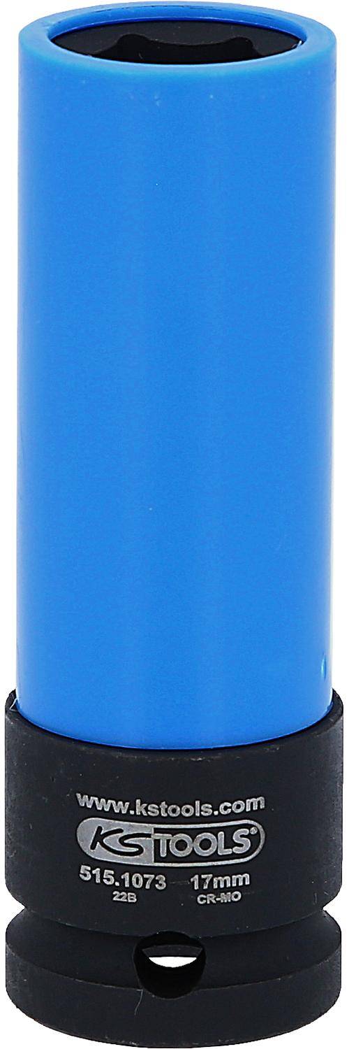1/2" Alu-Felgen Kraft-Stecknuss robust, lang, 17mm