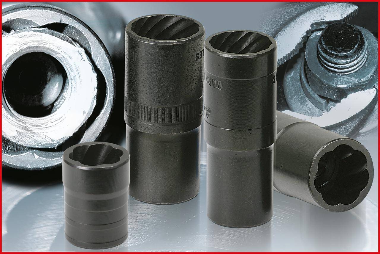 KS TOOLS 1/2" Spiral-Profil-Kraft-Stecknuss, 19mm, 50mm lang